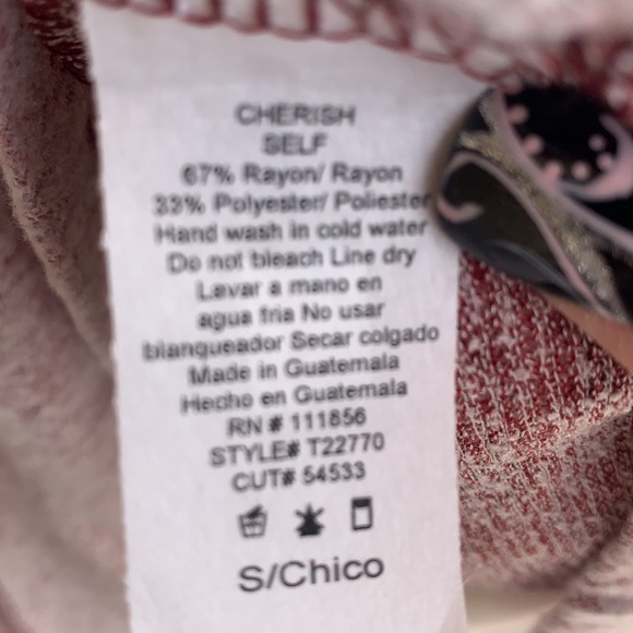 ❌DONATED❌Cherish Burgundy Contrast Long Sleeve Brushed Knit Top - Picture 9 of 10